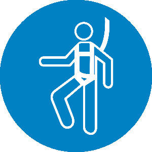 Icono Protección contra caídas máximo esfuerzo