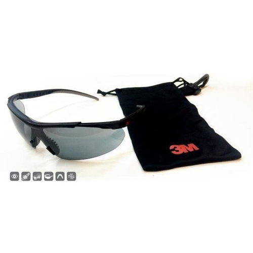 Imagen Anteojo 3M Moros con Funda HC/AF Antiraya / Antiemp Transp o Gris IRAM