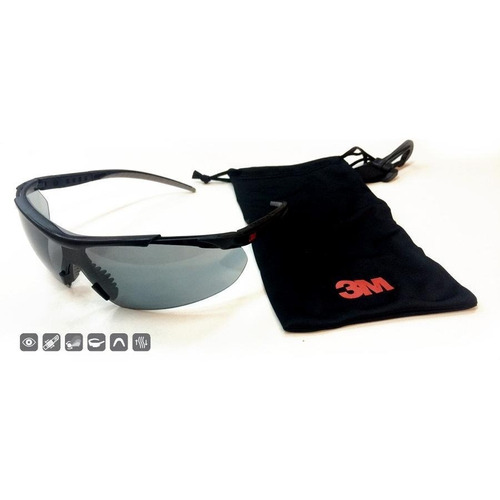 Imagen Anteojo 3M Moros con Funda HC/AF Antiraya / Antiemp Ambar, Azul o Indoor Outdoor IRAM