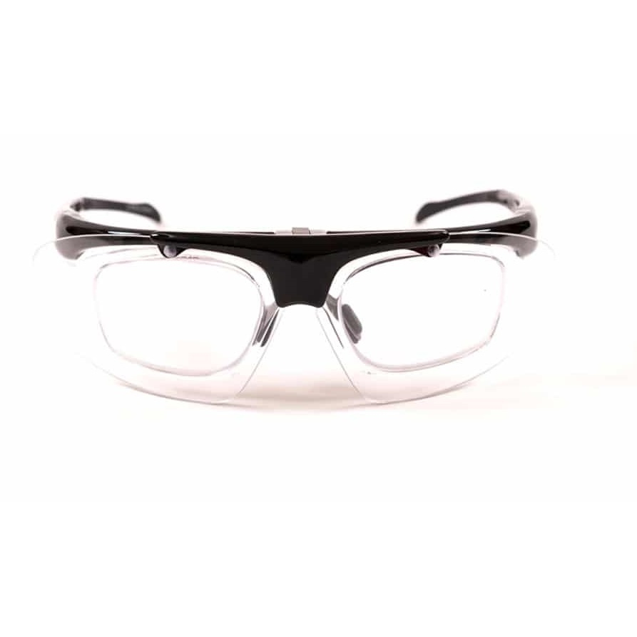 Imagen Anteojo Recetado Steelpro Omega Lente Levadizo Policarbonato Transp o Gris IRAM