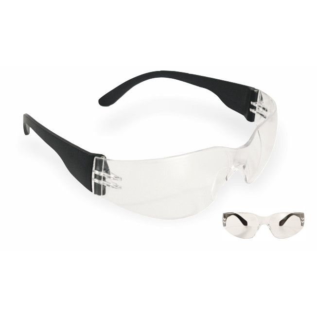 Imagen Anteojo Libus Ecoline Monolente Ergonómico AF Antiempaño Transp Gris o Ambar IRAM