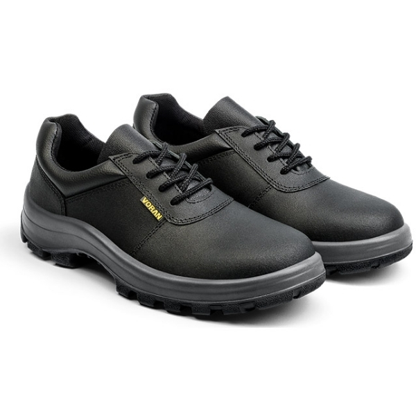 Imagen Zapato Voran Jano Cuero Box Negro Suela PU Bidensidad C/P Acero Dielec. 36 al 46