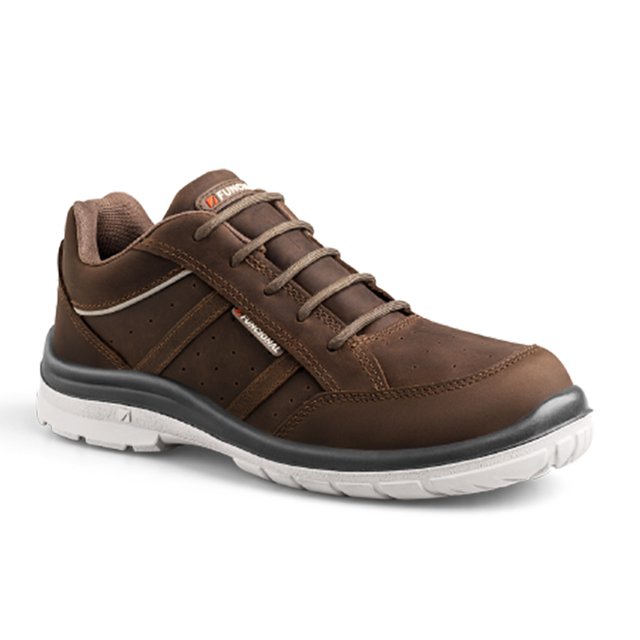 Imagen Zapatilla Funcional Horizon Ultraliviana Nobuck Marron PU Multid. C/P Alum Dielec 38 al 46