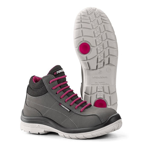 Imagen Botita Funcional Capri Ultraliv Mujer Nobuck+Duratex PU Multid. C/P Alum Dielec 34 al 42