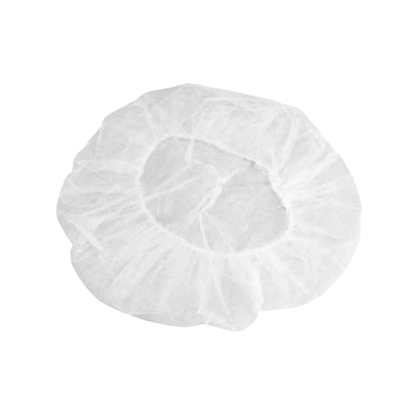 Imagen Cofia Plisada Descartable Fliselina Blanca 20 grs