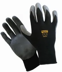 Imagen Par Guante Tejido Nylon Nitrilo Foam Espumado G10 Dorso Ventilado Talle 9 IRAM