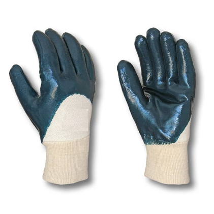 Imagen Par Guante Nitrilo Azul Liviano Puño Elástico Dorso Ventilado IRAM