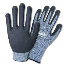 Imagen Par Guante Resistente al Corte Dyneema G13 Nitrilo Dorso Ventilado Nivel Corte 5 IRAM