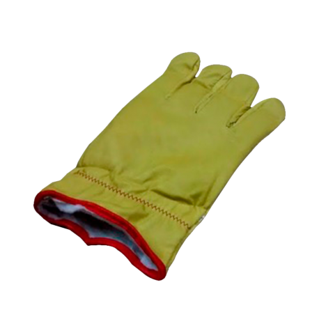 Imagen Par Guante Vaqueta 1/2 Paseo Amarillo Forrado 1º Calidad IRAM
