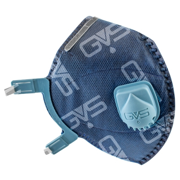 Imagen Respirador Descartabe GVS AERO 2 Plegable Para Polvos,Humos Y Neblinas PFF2 Con Valvula
