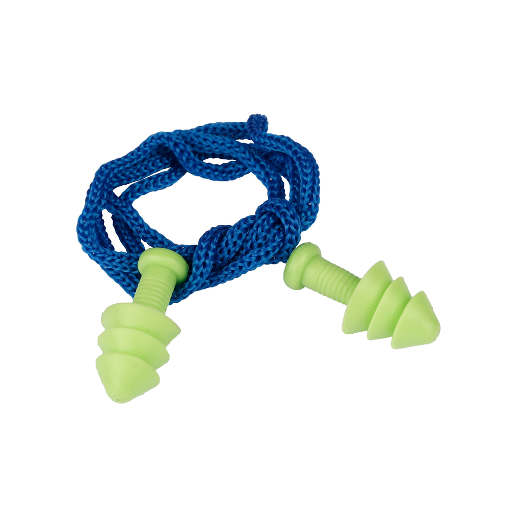 Imagen Protector Auditivo Endoaural Libus Quantum Silicona Trialeteado c/Cordel NRR 23 db