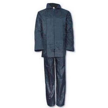 Imagen Traje de Lluvia Premium Tipo Rompe Viento Azul en Bolsa Individual con Cierre